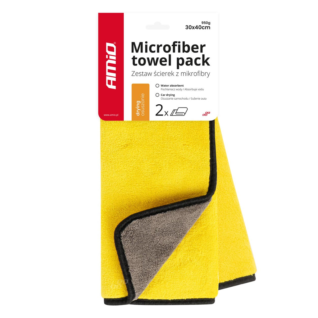 Microvezel droogdoek 30x40cm 950g AMiO 03755 - AMiO 03755 - afbeelding 1