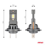 LED Koplampen X4-serie AVIATOR H7/H18 6500K max 44W AMiO 03764 - AMiO 03764 - afbeelding 3