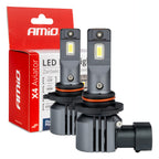 LED Koplampen X4-serie AVIATOR HB3 9005 HIR1 9011 H10 6500K max 44W AMiO 03766 - AMiO 03766 - afbeelding 1