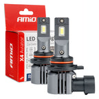LED Koplampen X4-serie AVIATOR HIR2 9012 6500K max 44W AMiO 03768 - AMiO 03768 - afbeelding 1