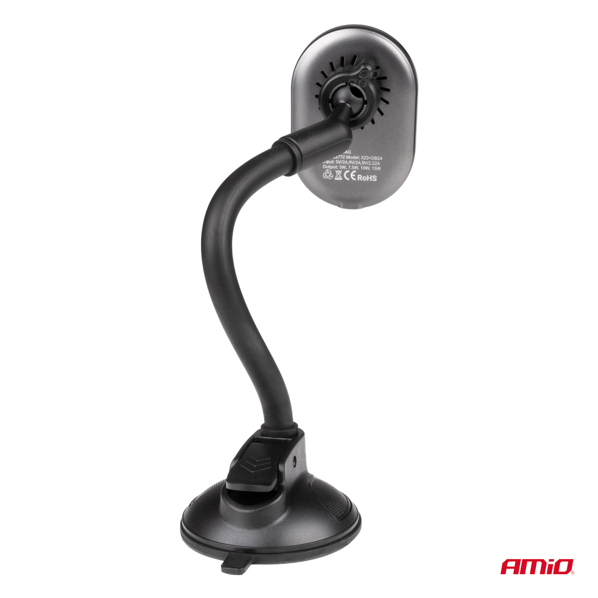 Zuignap Telefoonhouder met Draadloze Oplader My Mag 15W AMiO 03772 - AMiO 03772 - afbeelding 2
