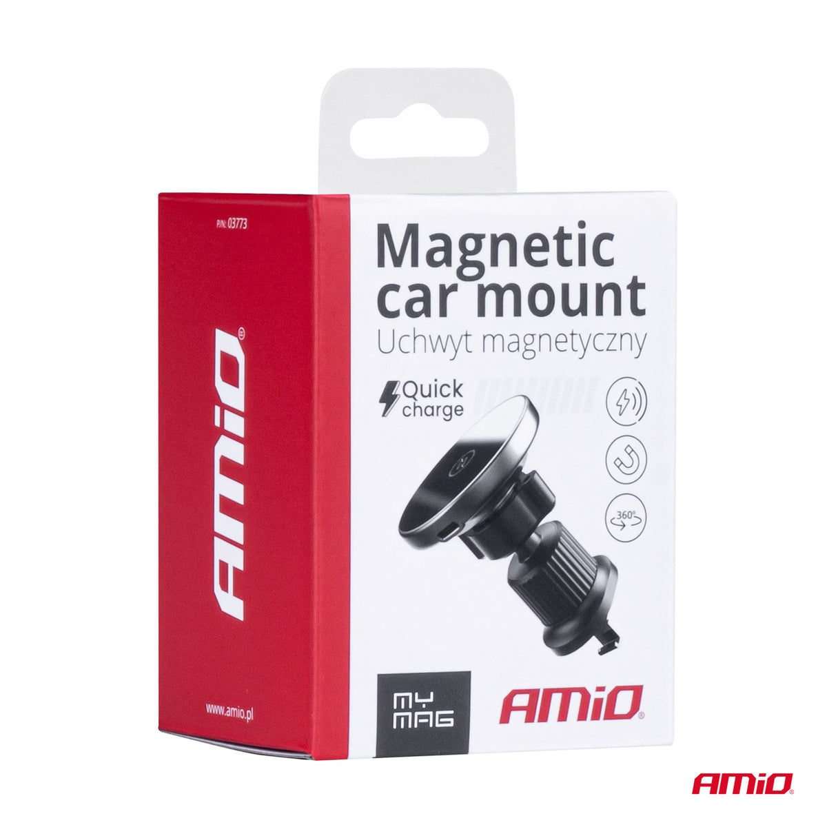 Magnetische telefoonhouder My Mag 15W AMiO 03773 - AMiO 03773 - afbeelding 9