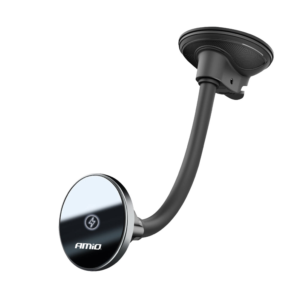 Zuignap Telefoonhouder met Draadloze Oplader 15W AMiO 03777 - AMiO 03777 - afbeelding 5