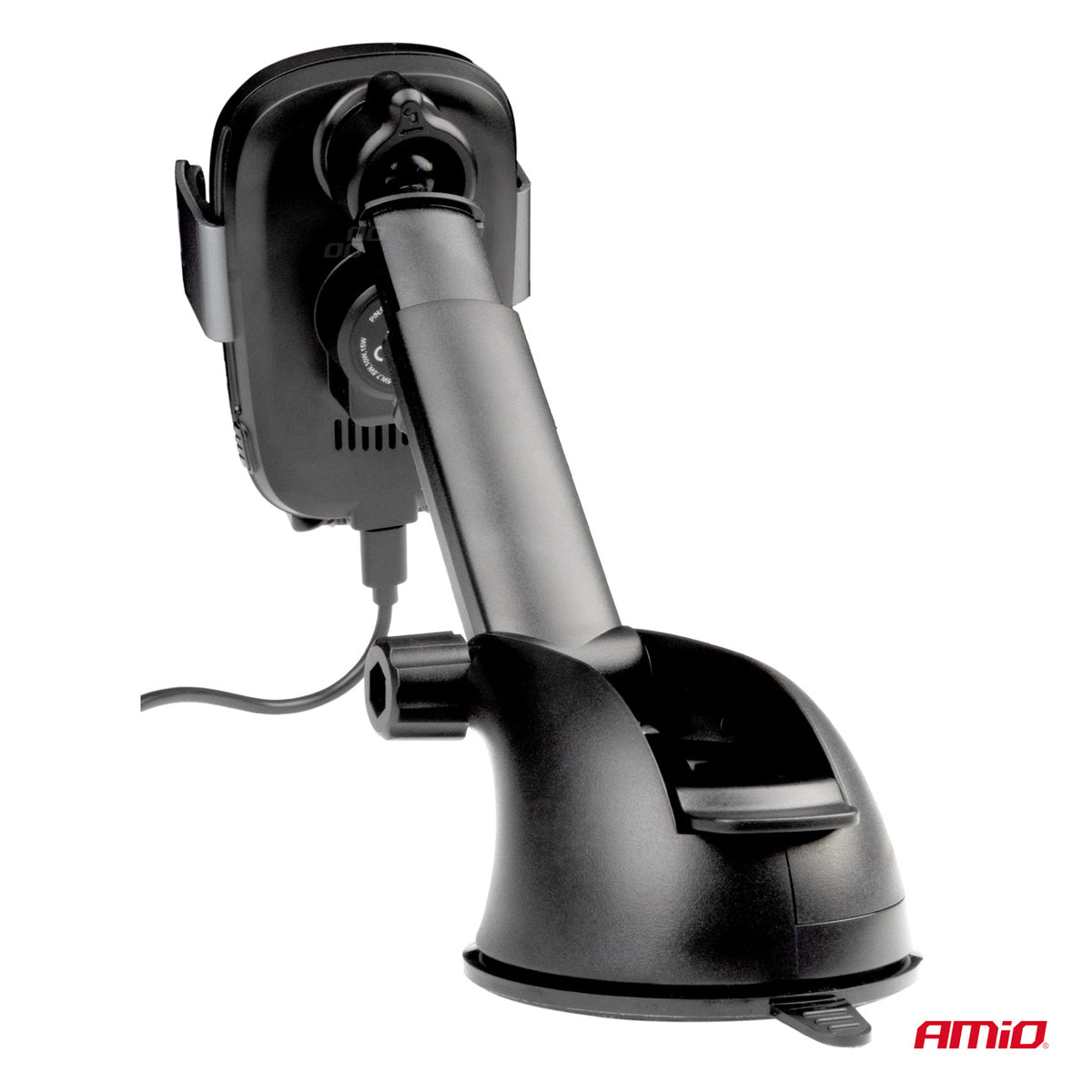 Zuignap Telefoonhouder met Draadloze Oplader 15W AMiO 03779 - AMiO 03779 - afbeelding 1