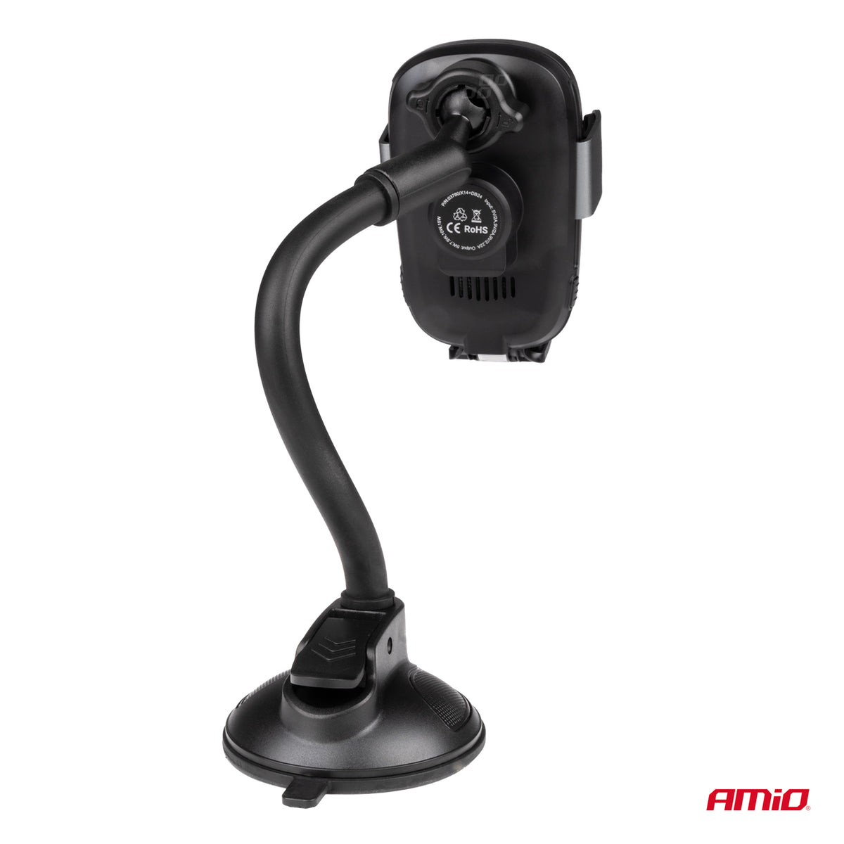 Zuignap Telefoonhouder met Draadloze Oplader 15W AMiO 03780 - AMiO 03780 - afbeelding 2