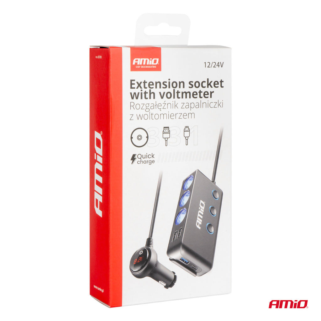 Stopcontact met voltmeter AMiO 03781 - AMiO 03781 - afbeelding 9