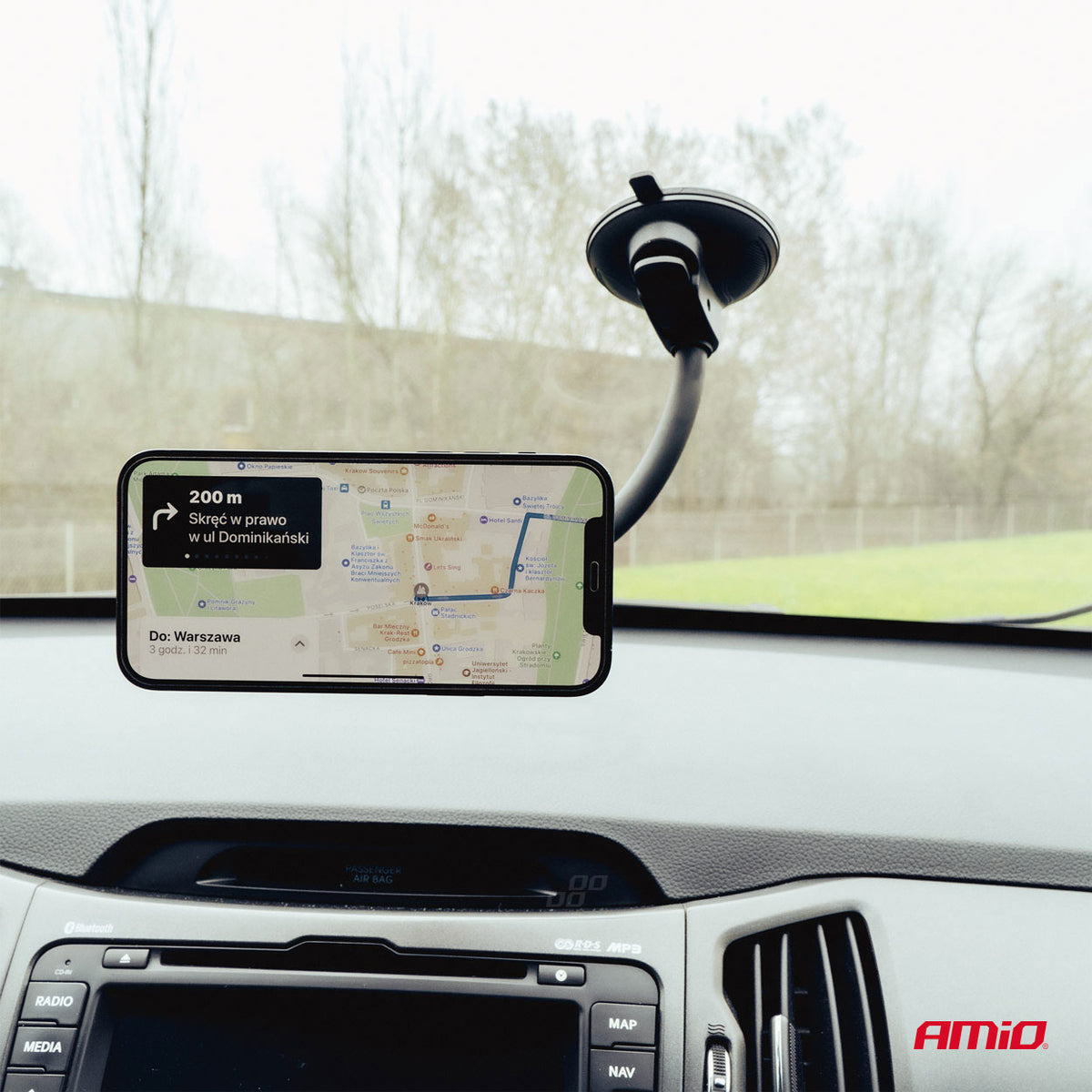 Zuignap Telefoonhouder AMiO 03789 - AMiO 03789 - afbeelding 2