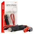 Aanstekeradapter met krokodillenuitgang 12V 24V 60cm AMiO 03802 - AMiO 03802 - afbeelding 1