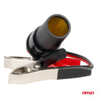 Krokodiladapter voor sigarettenaansteker 12V 24V 15cm AMiO 03803 - AMiO 03803 - afbeelding 2
