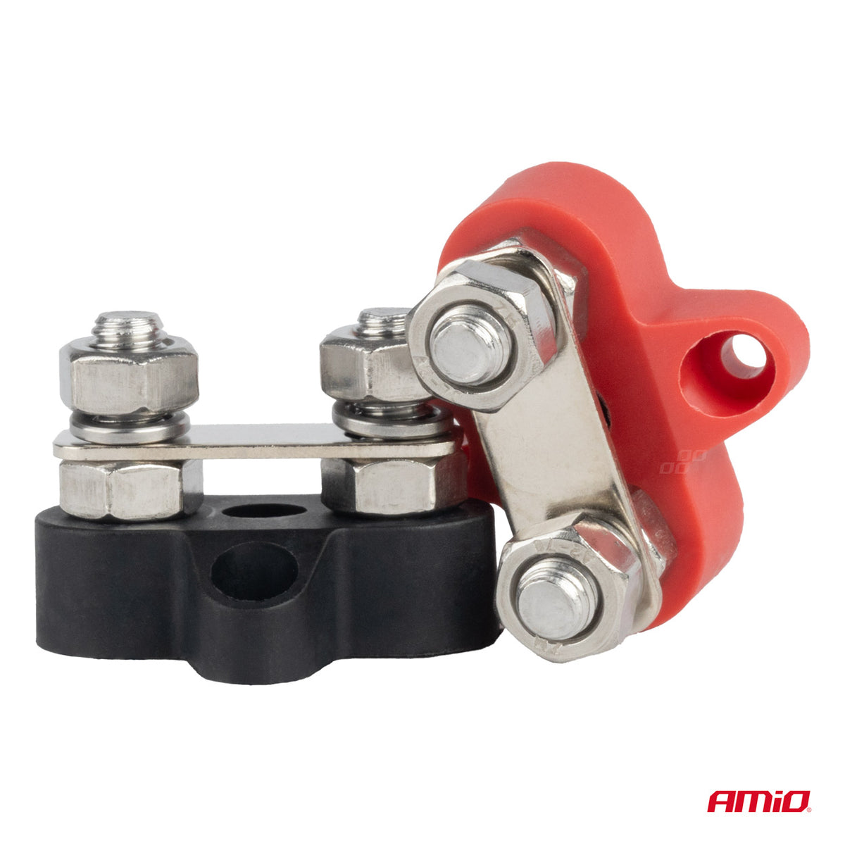 Busbar batterijconnector distributieblok dubbele set max 48V M8 AMiO 03806 - AMiO 03806 - afbeelding 2