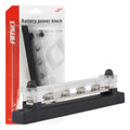 Grondverdeelblok plus rail M6 12V - 48V 150A AMiO 03808 - AMiO 03808 - afbeelding 1