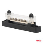 Minus stroombalk M6 12V - 48V 150A massaverdeelblok AMiO 03809 - AMiO 03809 - afbeelding 2