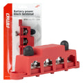 Grondverdeelblok plus rail M10 12V - 48V 250A AMiO 03812 - AMiO 03812 - afbeelding 1