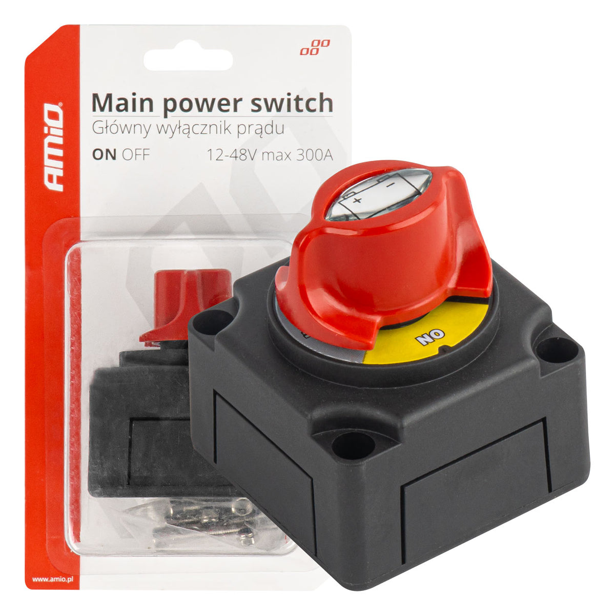 Hoofdschakelaar 12-48V max.300A AMiO 03838 - AMiO 03838 - afbeelding 1