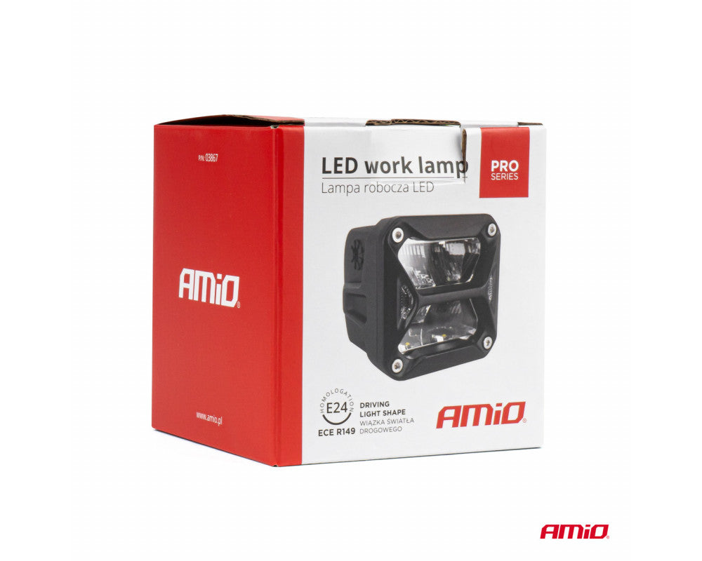 LED werklamp PRO-serie, 1800 lumen, 6000K wit, afm. 82x78x76mm