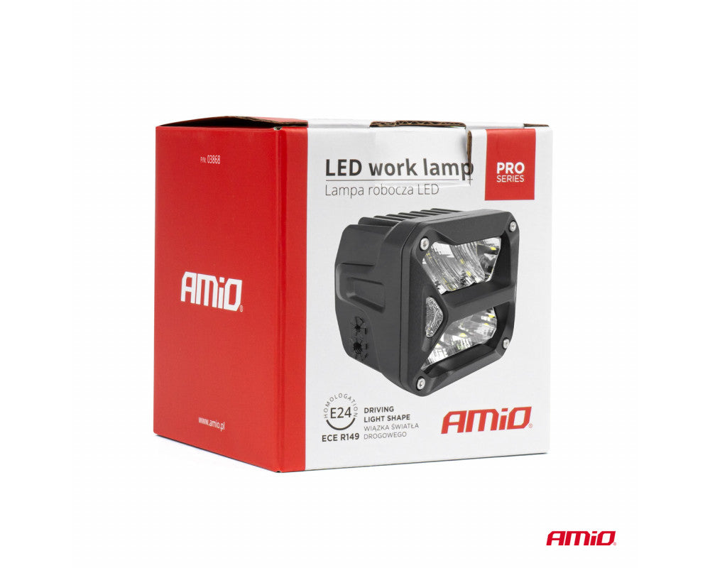 LED werklamp PRO-serie, 7200 lumen, 6000K wit, afm. 107x102x86mm