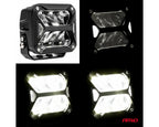 LED werklamp PRO-serie, 7200 lumen, 6000K wit, afm. 107x102x86mm