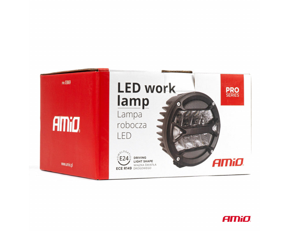 LED werklamp PRO-serie, 3600 lumen, 6000K wit, afm. 146x146x82mm