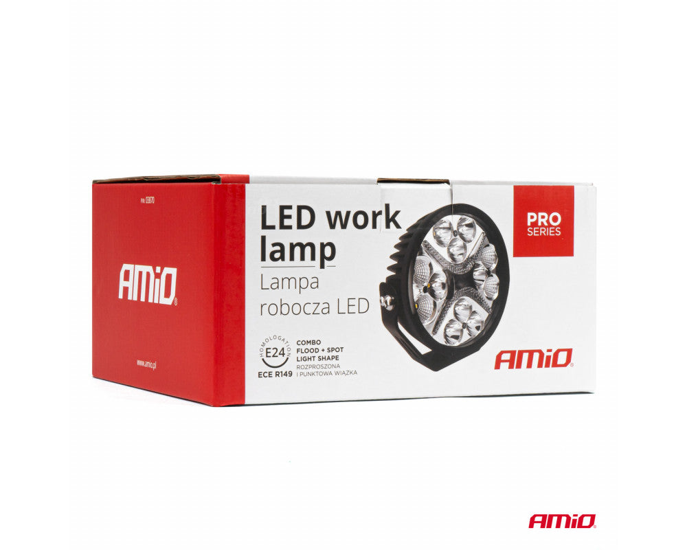 LED werklamp PRO-serie, 7200 lumen, 6000K wit, afm. 140x140x61mm