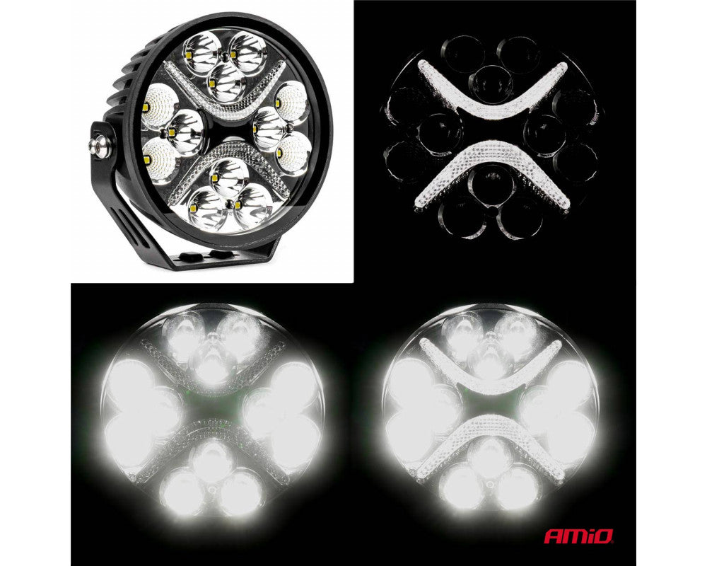 LED werklamp PRO-serie, 7200 lumen, 6000K wit, afm. 140x140x61mm