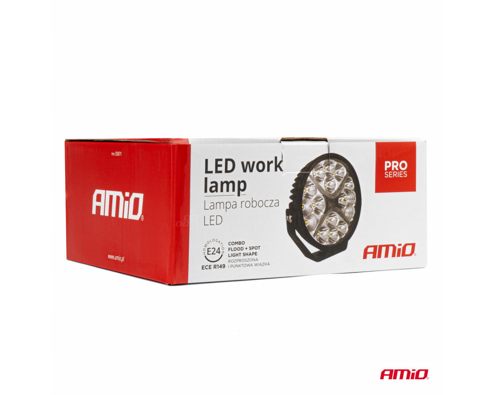 LED werklamp PRO-serie, 9600 lumen, 6000K wit, afm. 178x178x65mm