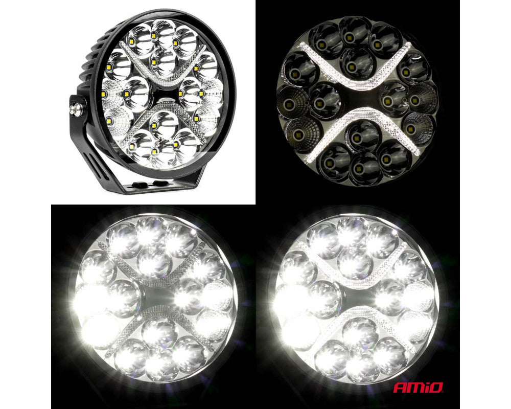 LED werklamp PRO-serie, 9600 lumen, 6000K wit, afm. 178x178x65mm