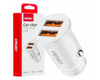 Autolader 2x USB-A 2.1A 12/24V AMiO-03872