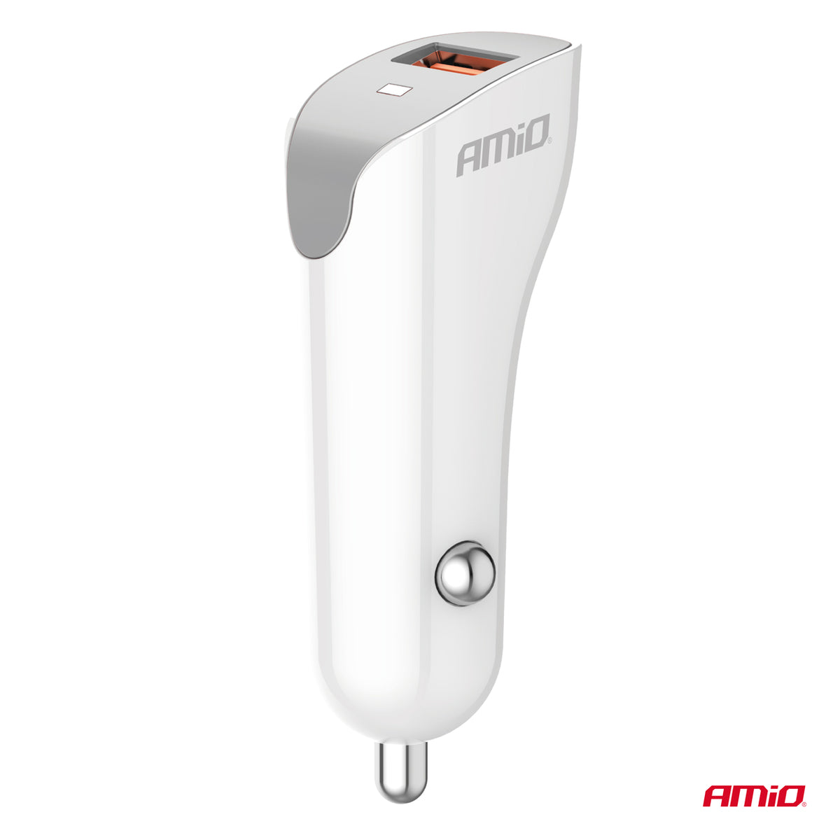 Autolader USB-A 2.1A 12/24V AMiO 03873 - AMiO 03873 - afbeelding 2