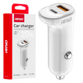 Autolader USB-A+ USB-C 20W 12/24V AMiO 03875 - AMiO 03875 - afbeelding 1