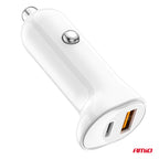 Autolader USB-A+ USB-C 20W 12/24V AMiO 03875 - AMiO 03875 - afbeelding 4