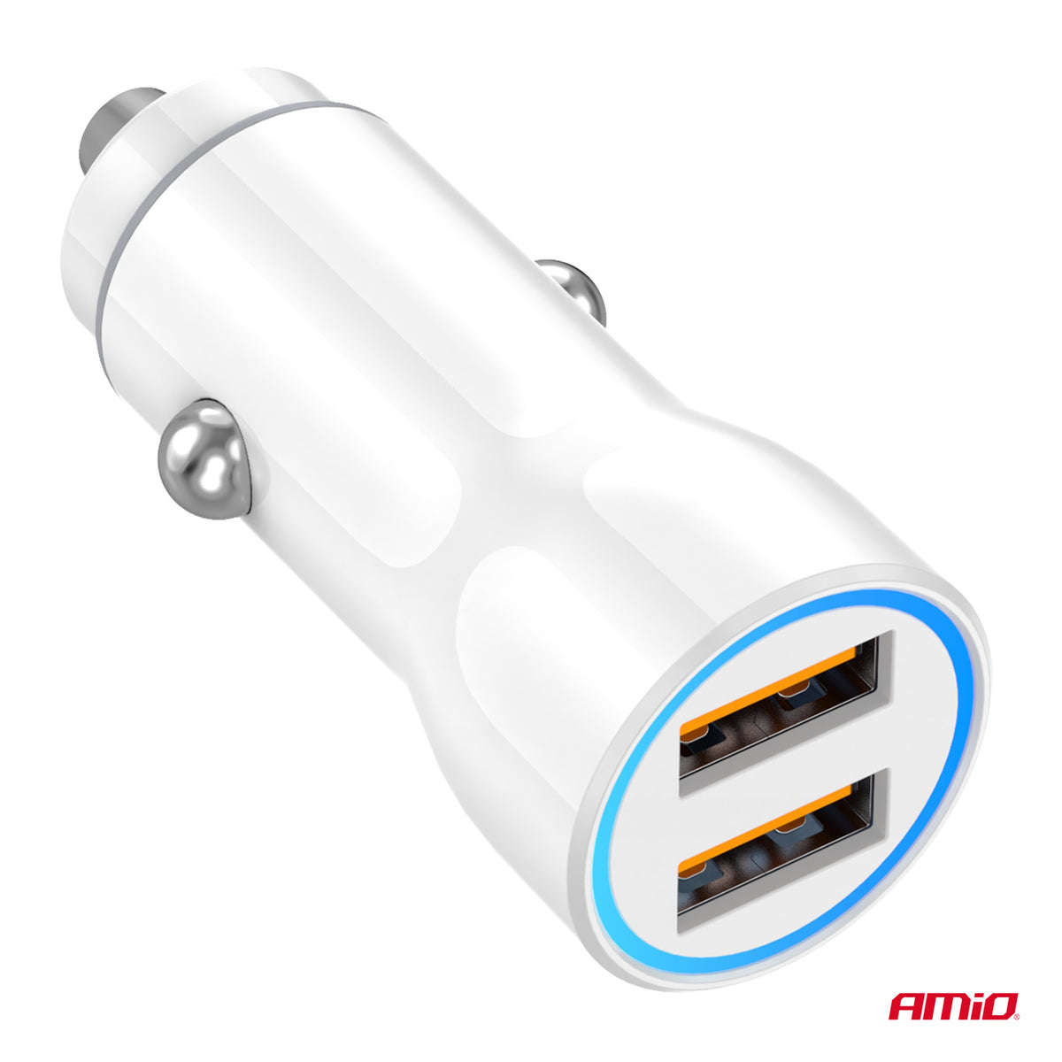 Autolader 2xUSB-A 12/24V AMiO 03879 - AMiO 03879 - afbeelding 3