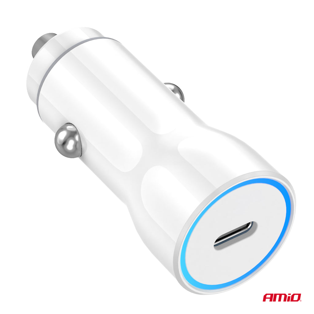 Autolader USB-C 20W 12/24V AMiO 03880 - AMiO 03880 - afbeelding 5