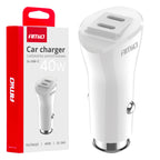 Autolader 2xUSB-C 40W 12/24V AMiO 03884 - AMiO 03884 - afbeelding 1