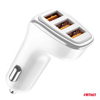 Autolader 3x USB-A 3.1A 12/24V AMiO 03885 - AMiO 03885 - afbeelding 3