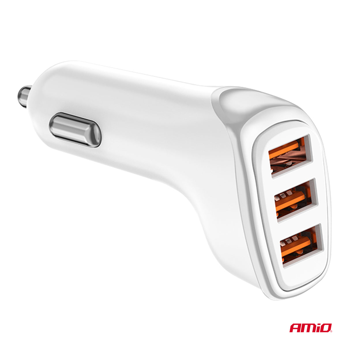 Autolader 3x USB-A 3.1A 12/24V AMiO 03885 - AMiO 03885 - afbeelding 4