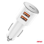 Autolader 2x USB-A 3.4A 12/24V AMiO 03888 - AMiO 03888 - afbeelding 3