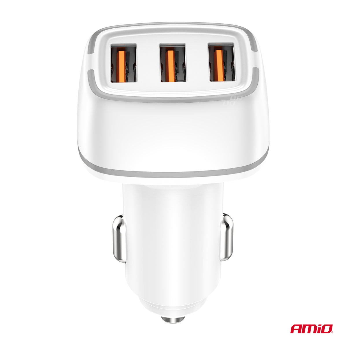 Autolader 2x USB-A + USB-C 32W 12/24V AMiO 03890 - AMiO 03890 - afbeelding 4