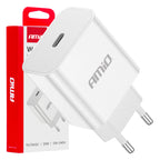 Wandlader USB-C 20W Quick Charge 230V AMiO 03891 - AMiO 03891 - afbeelding 1
