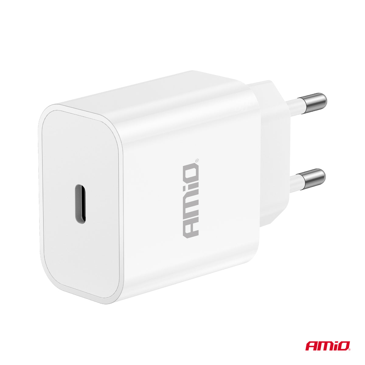 Wandlader USB-C 20W Quick Charge 230V AMiO 03891 - AMiO 03891 - afbeelding 3