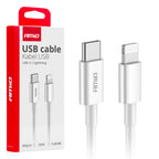 USB-C naar Lightning 20W 100cm FullLINK AMiO 03898 - AMiO 03898 - afbeelding 1