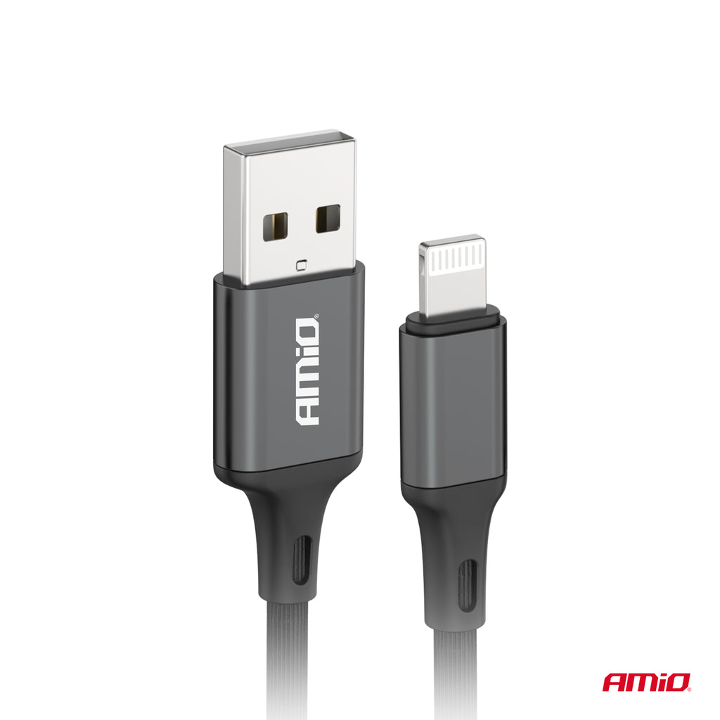 USB naar Lightning 2A 100cm FullLINK AMiO 03901 - AMiO 03901 - afbeelding 2