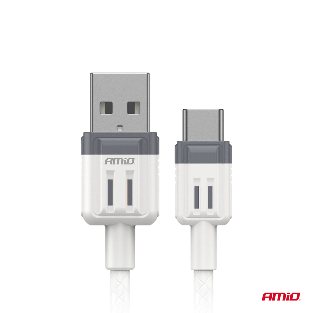 USB naar USB-C kabel 3A 200cm FullLINK AMiO 03906 - AMiO 03906 - afbeelding 2
