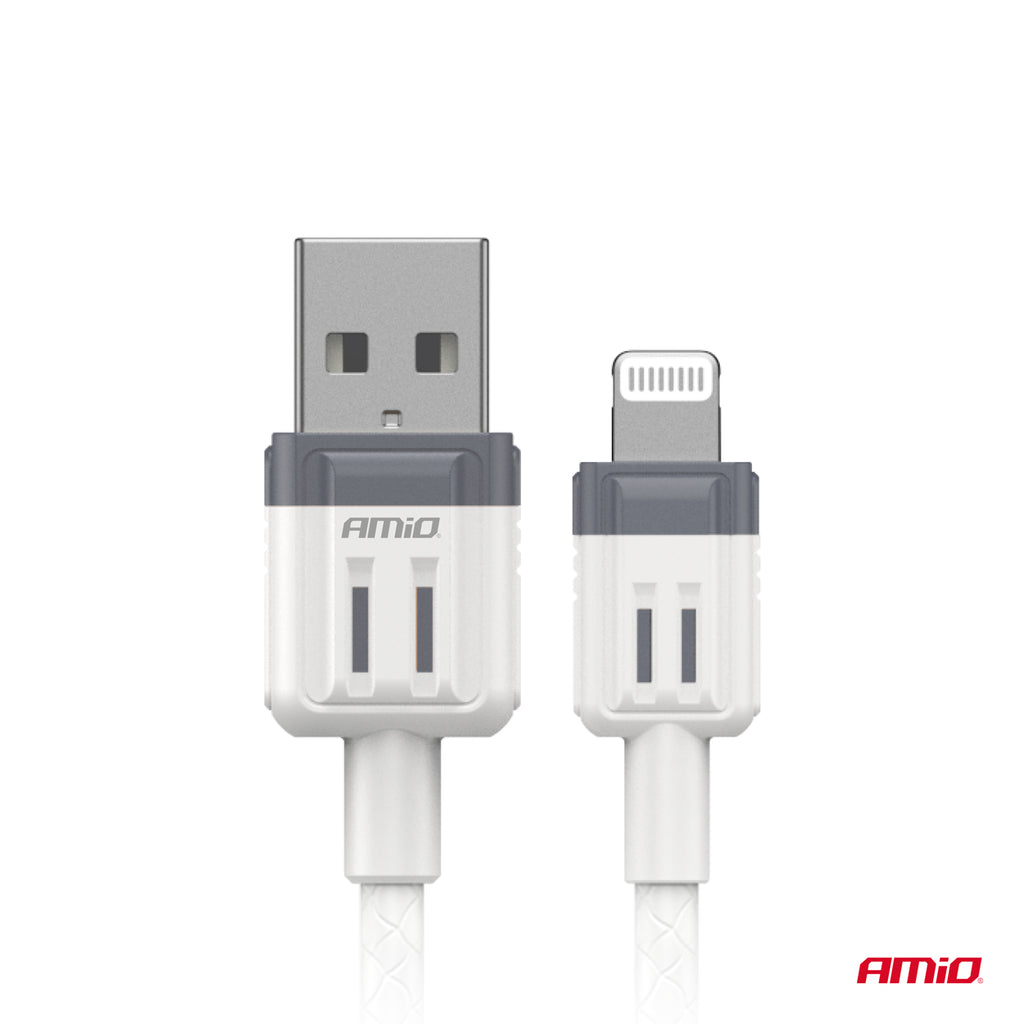 USB naar Lightning 3A 100cm FullLINK AMiO 03907 - AMiO 03907 - afbeelding 2
