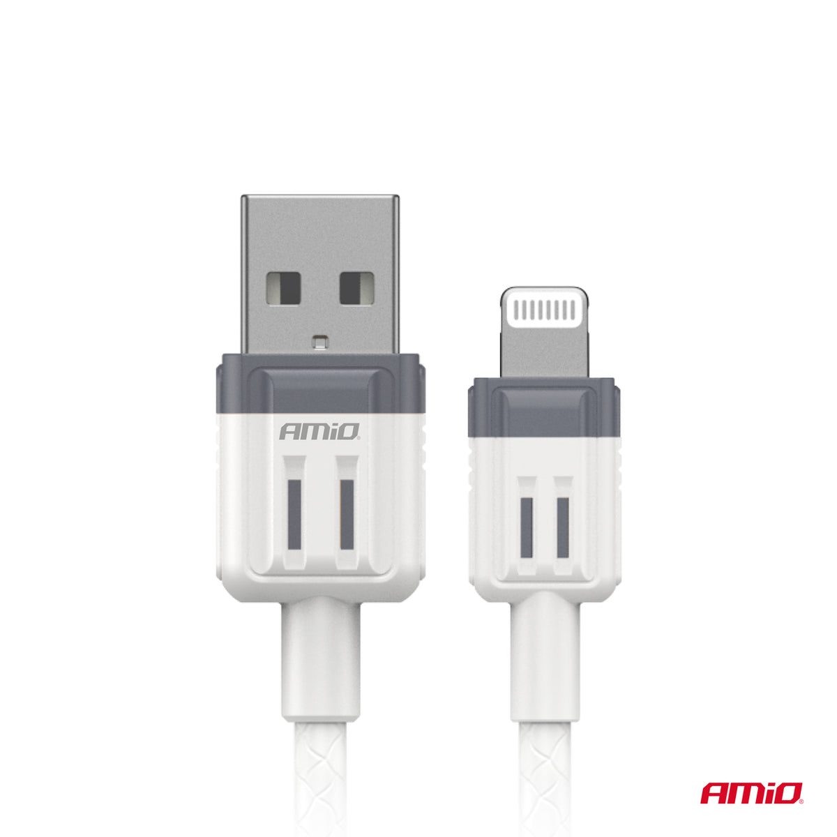 USB naar Lightning 3A 100cm FullLINK AMiO 03907 - AMiO 03907 - afbeelding 2