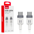 Usb C naar usb C kabel 60W 100cm FullLINK AMiO 03908 - AMiO 03908 - afbeelding 1