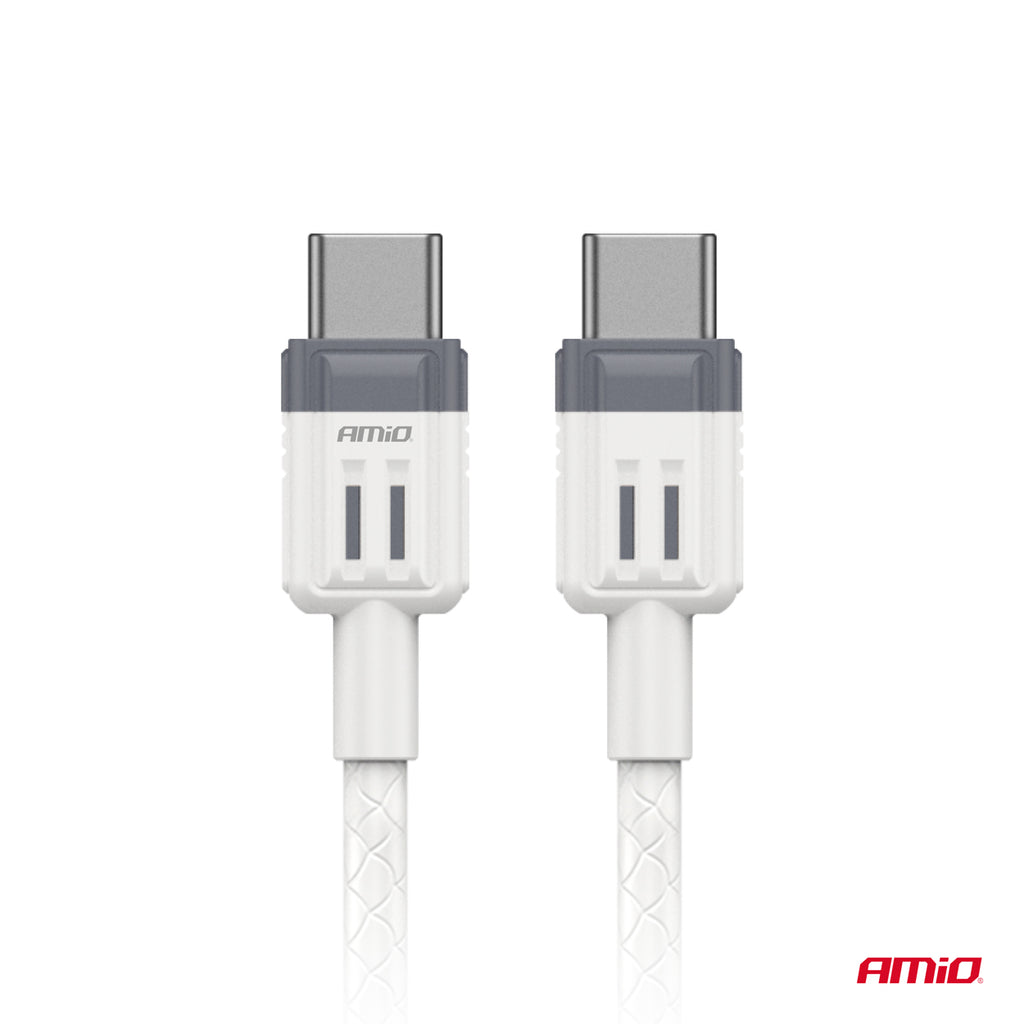 Usb C naar usb C kabel 60W 100cm FullLINK AMiO 03908 - AMiO 03908 - afbeelding 2