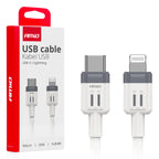 USB-C naar Lightning 20W 100cm FullLINK AMiO 03910 - AMiO 03910 - afbeelding 1