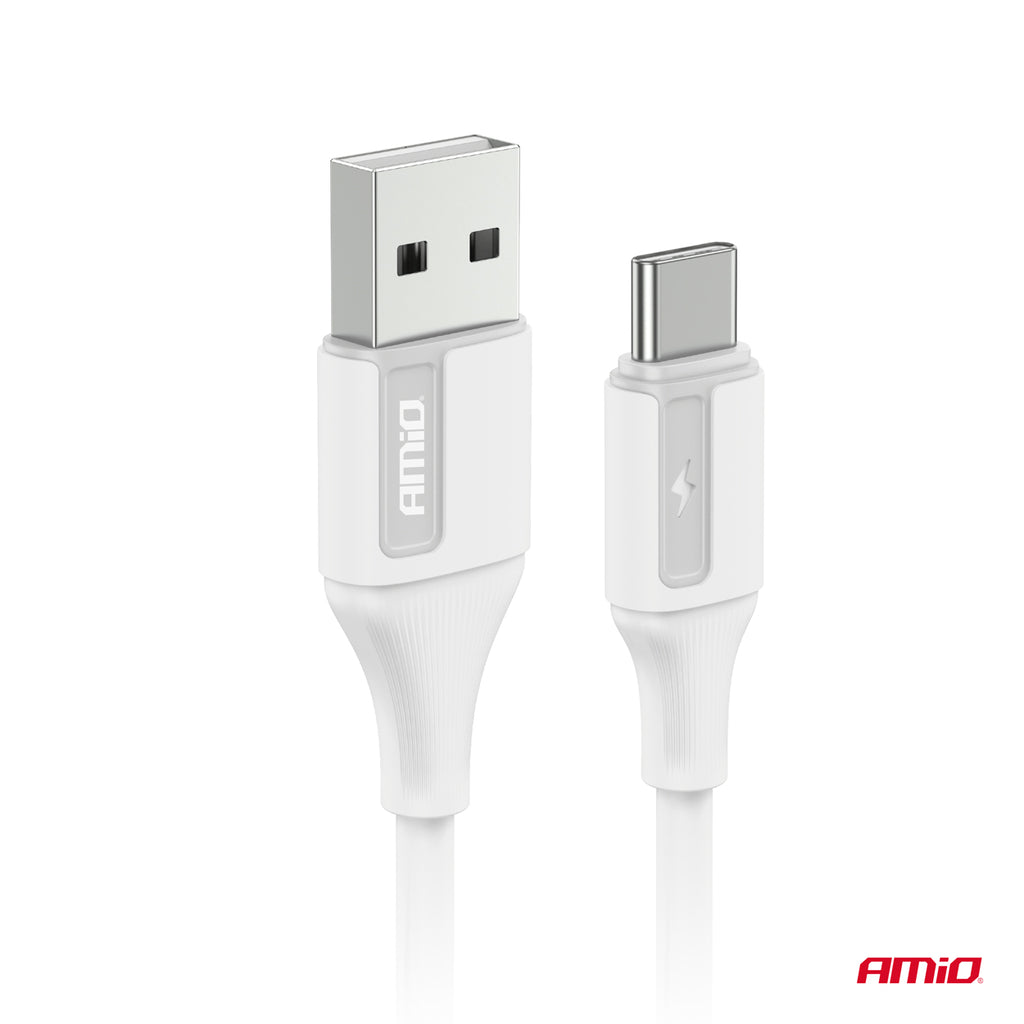 USB naar USB-C kabel 3A 200cm FullLINK AMiO 03918 - AMiO 03918 - afbeelding 2