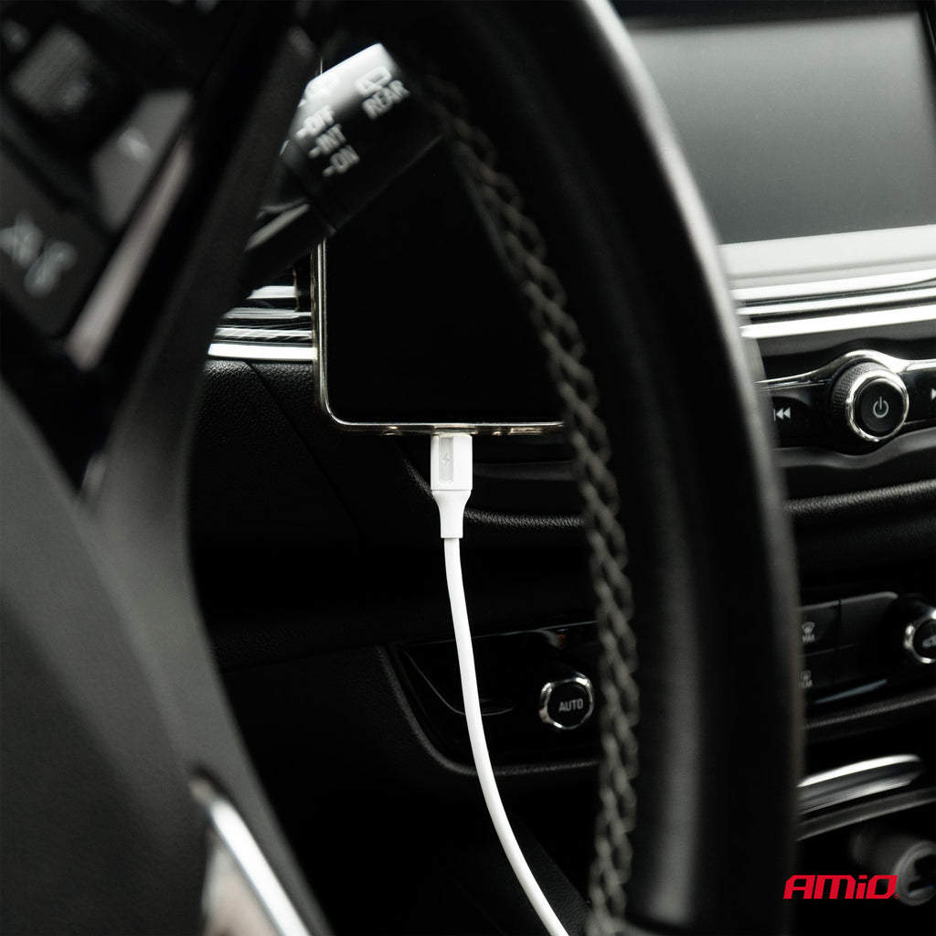 USB-C naar USB-C kabel 60W 100cm FullLINK AMiO 03920 - AMiO 03920 - afbeelding 2