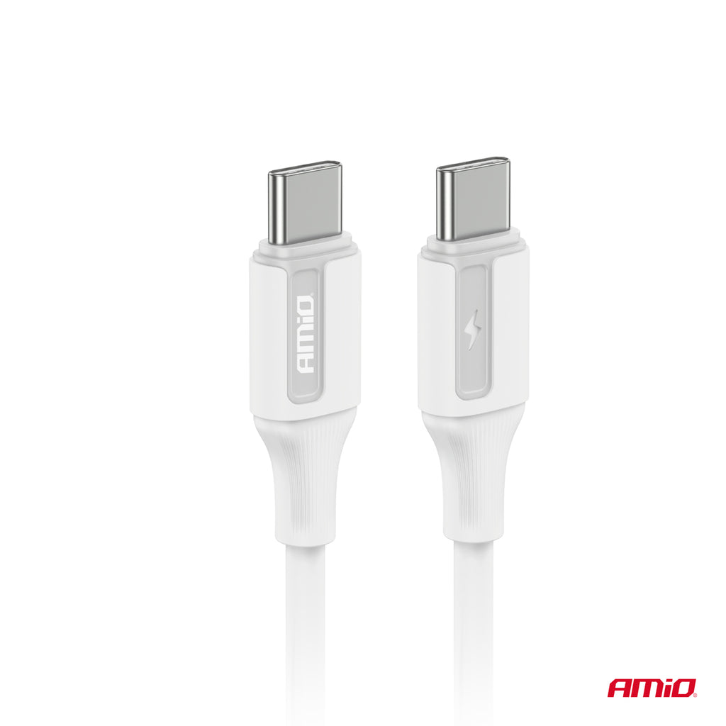 USB-C naar USB-C kabel 60W 200cm FullLINK AMiO 03921 - AMiO 03921 - afbeelding 2